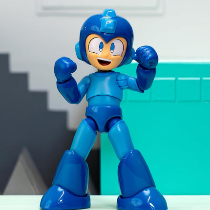 Mega Man Wave 3 Mega Man Action Figure with Neo Metal Figure – 1:12 Deluxe Scale – 6" Tall