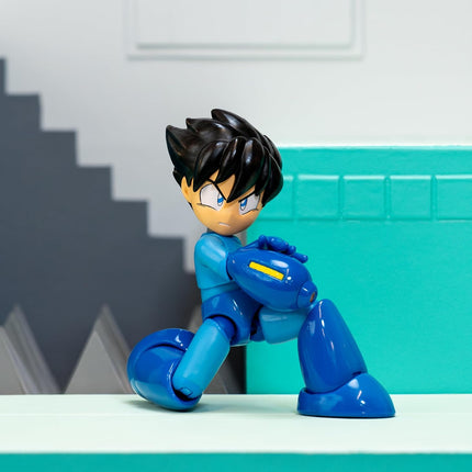 Mega Man Wave 3 Mega Man Action Figure with Neo Metal Figure – 1:12 Deluxe Scale – 6" Tall