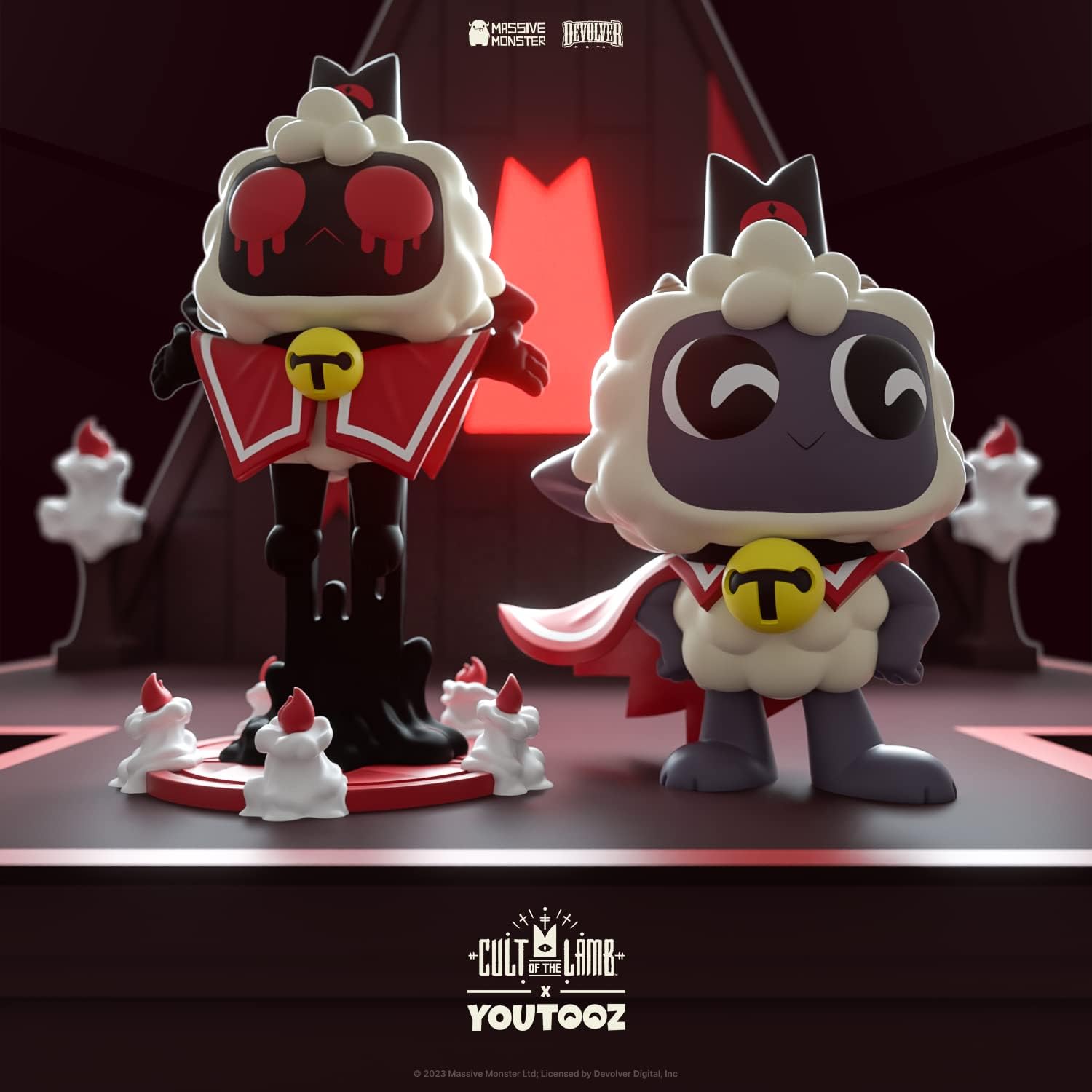 Youtooz Cult of the Lamb Possessed 5.4" Vinyl Figure, Collectible Possessed Figure from Cult of the Lamb Collection