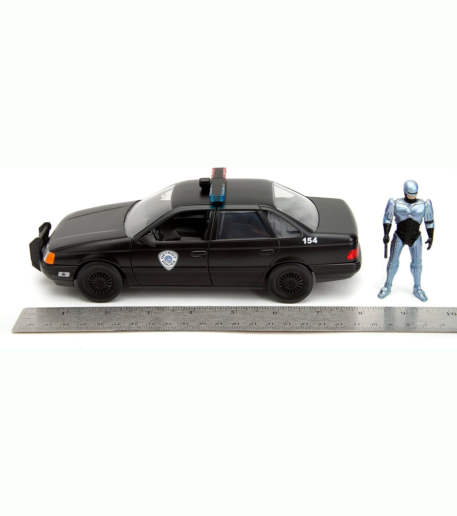 Jada Toys Robocop 35th Anniversary 1:24 OCP Ford Taurus Die-Cast Car & 2.75" Robocop Figure