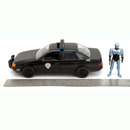 Jada Toys Robocop 35th Anniversary 1:24 OCP Ford Taurus Die-Cast Car & 2.75" Robocop Figure