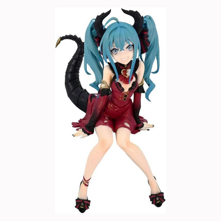 Hatsune Miku - Villain Couleur Rouge - Statuette Noodle Stopper Statue