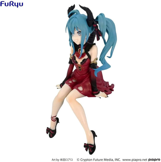 Hatsune Miku - Villain Couleur Rouge - Statuette Noodle Stopper Statue