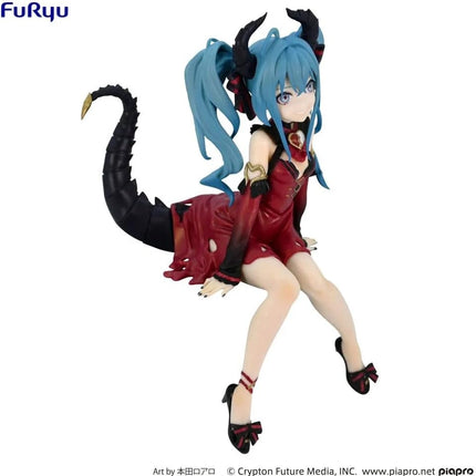 Hatsune Miku - Villain Couleur Rouge - Statuette Noodle Stopper Statue