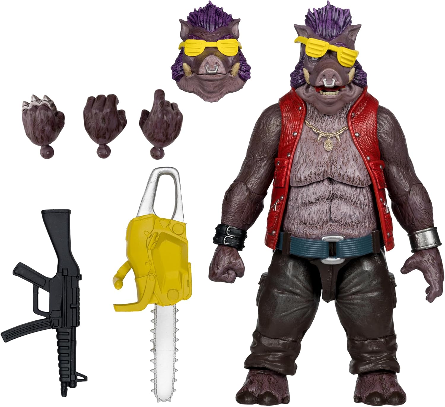 McFarlane Toys-Teenage Mutant Ninja Turtles (Page Punchers) Bebop 5in Action Figure with Comic