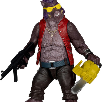 McFarlane Toys-Teenage Mutant Ninja Turtles (Page Punchers) Bebop 5in Action Figure with Comic