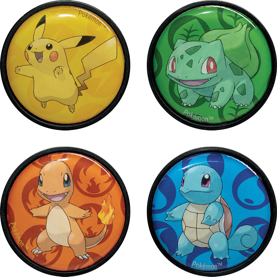 Ultra Pro - Pokemon Alcove Click Kanto: Store 100 Double-Sleeved Cards with 4 Themed Badges of Charmander, Squirtle, Bulbasaur, and Pikachu