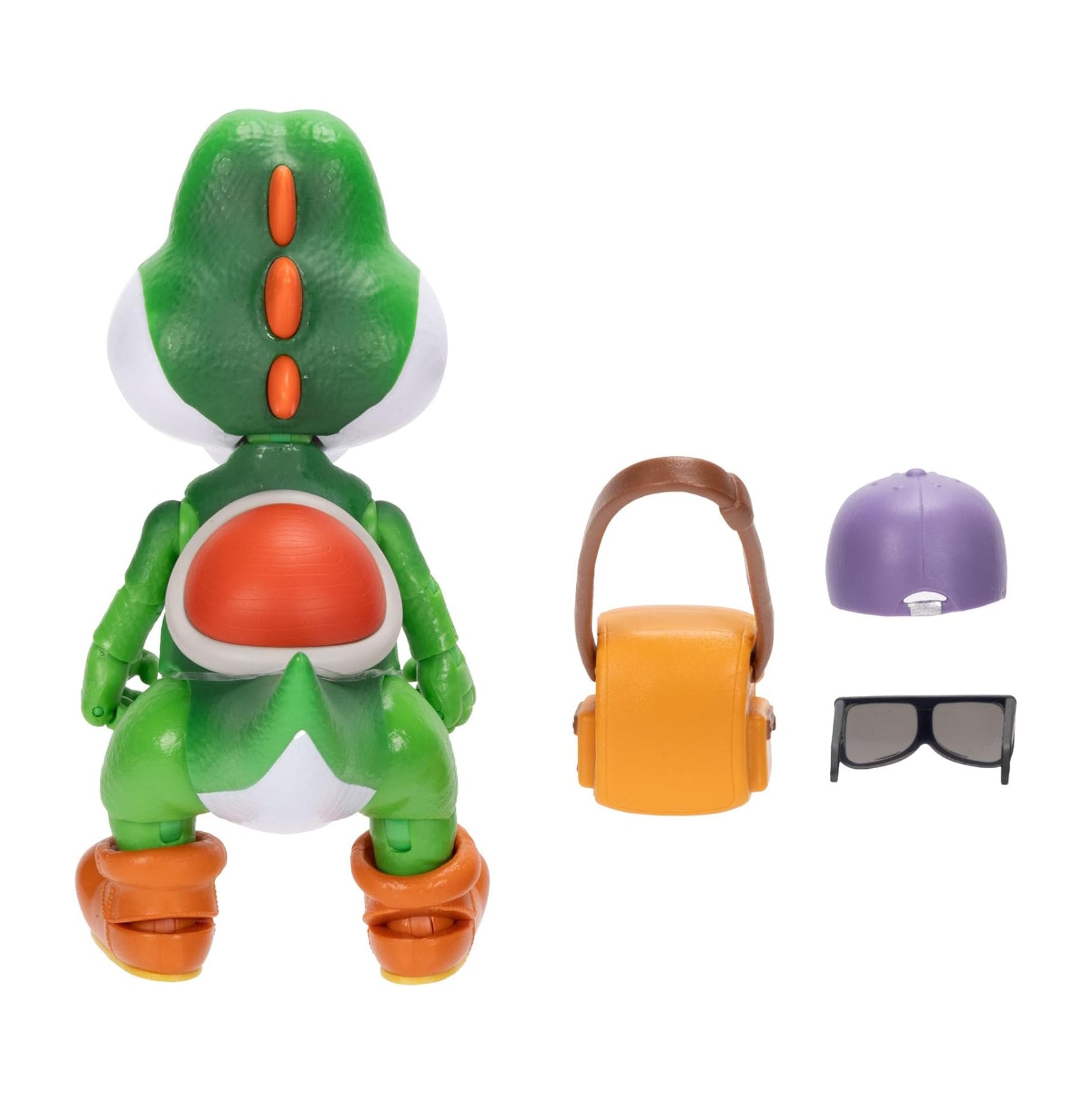 The Super Mario Galaxy Movie 5” Action Figures Series 1 – Yoshi Figure with Hat, Sunglasses