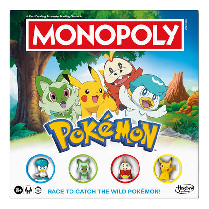 Monopoly Pokémon Edition Board Game | Ages 8 and Up | 2 to 4 Players