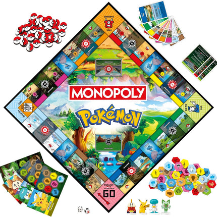 Monopoly Pokémon Edition Board Game | Ages 8 and Up | 2 to 4 Players
