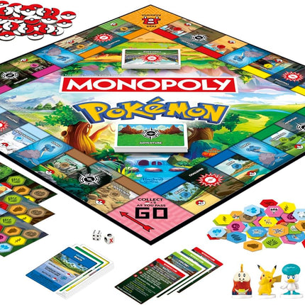 Monopoly Pokémon Edition Board Game | Ages 8 and Up | 2 to 4 Players