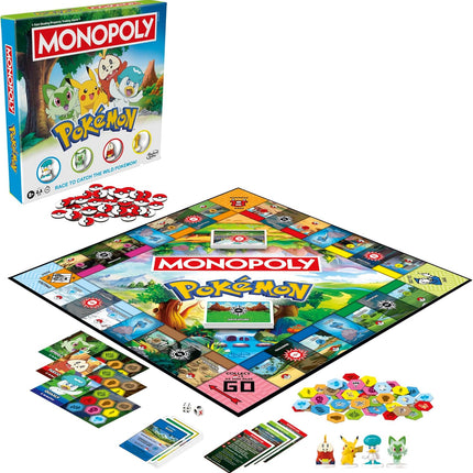 Monopoly Pokémon Edition Board Game | Ages 8 and Up | 2 to 4 Players