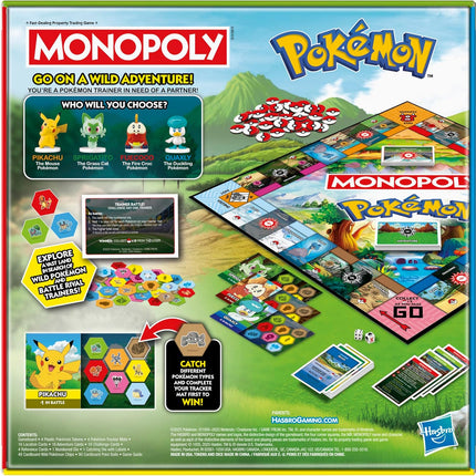 Monopoly Pokémon Edition Board Game | Ages 8 and Up | 2 to 4 Players