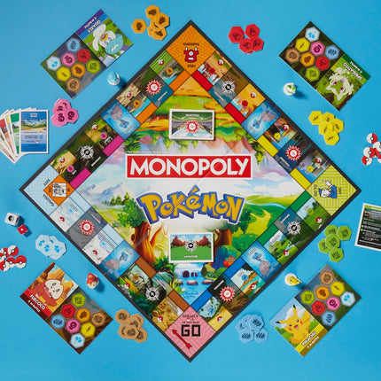 Monopoly Pokémon Edition Board Game | Ages 8 and Up | 2 to 4 Players