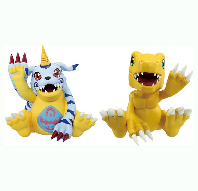 Banpresto - Ichibansho Figure - Digimon - Agumon & Gabumon (Clash of Light and Darkness) Collectible Statue