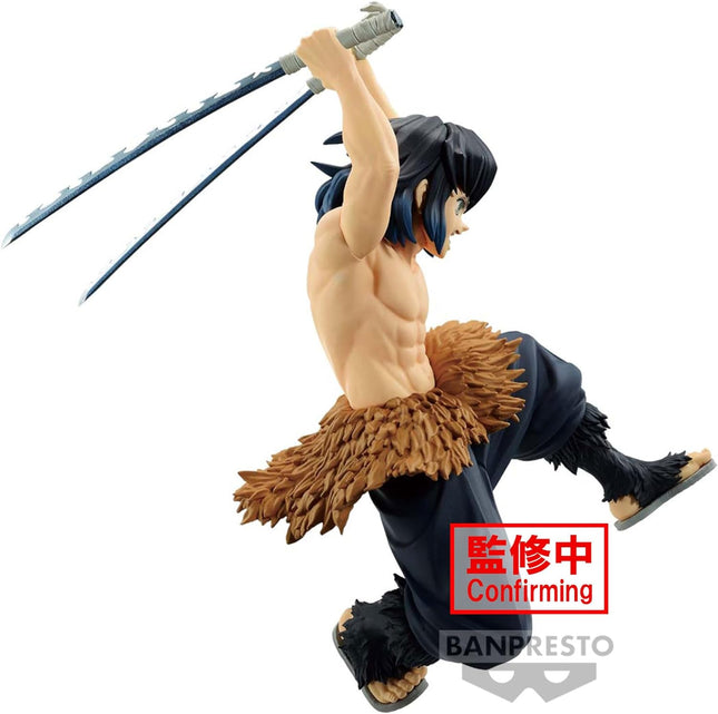 Banpresto - Demon Slayer: Kimetsu no Yaiba - Inosuke Hashibira, Bandai Spirits Vibration Stars Figure