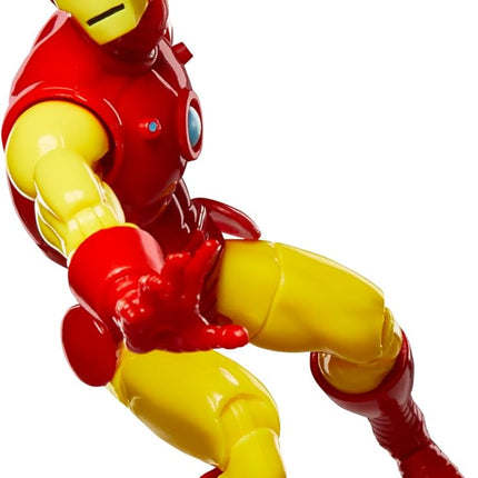 Marvel Legends Retro Series - Secret Wars Classic Red & Yellow Iron Man Action Figure