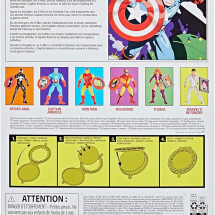 Marvel Legends Retro Series - Secret Wars Captain America Action Figure