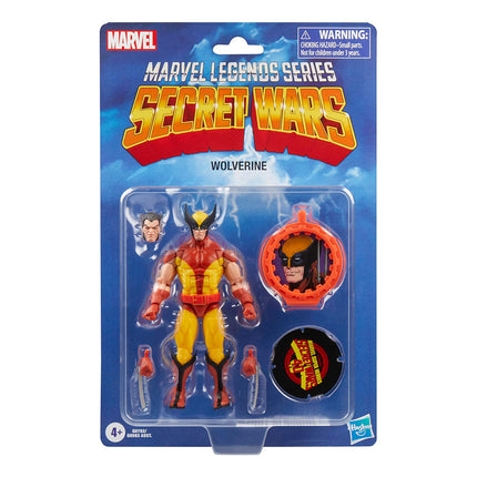 Marvel Legends Retro Series - Secret Wars Brown Costume Wolverine Action Figure