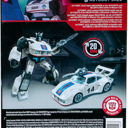 Transformers Studio Series Deluxe Class Transformers: The Movie Autobot Jazz, Action Figure