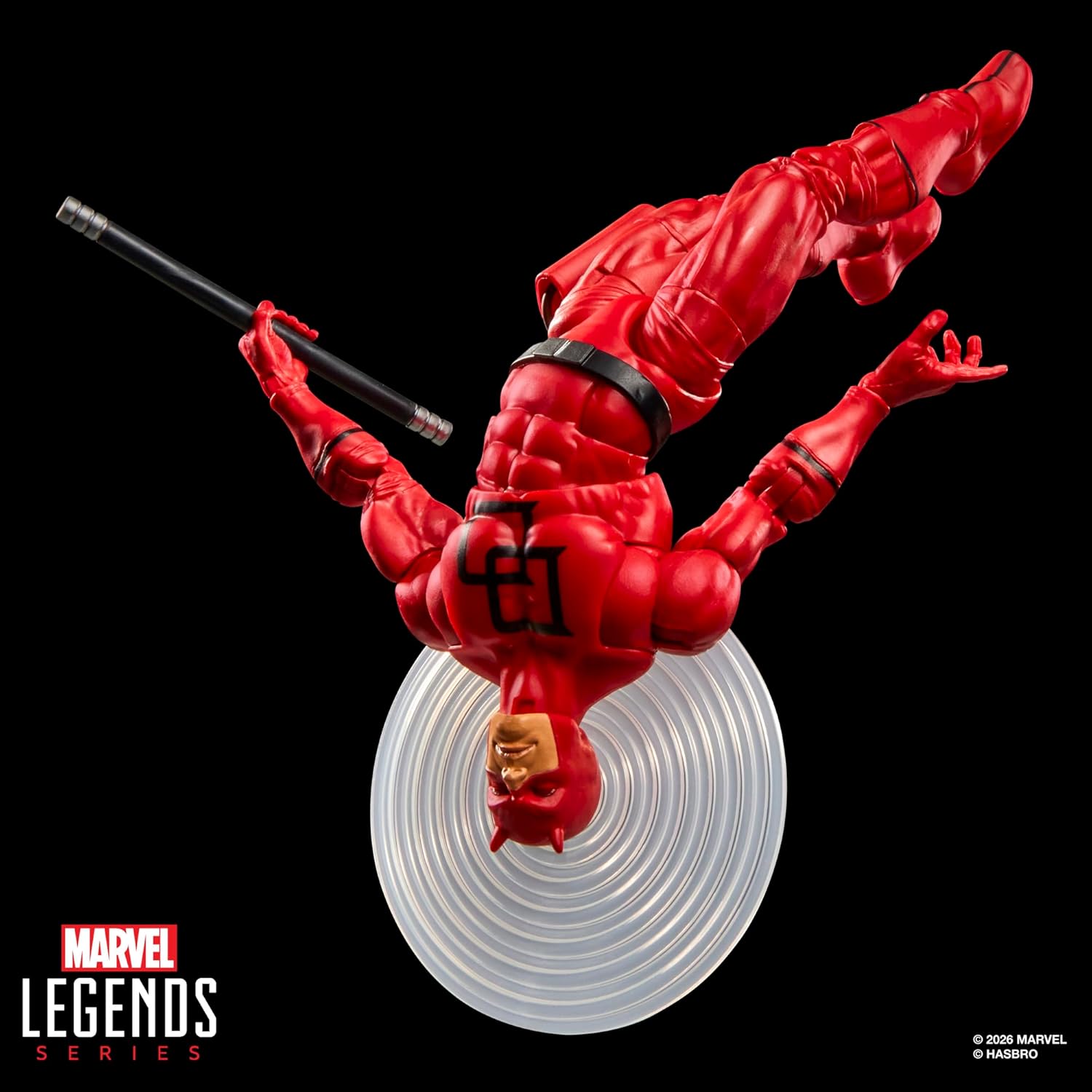 Marvel Legends Series Secret Wars Daredevil, Retro Comics Collectible 6 Inch Action Figure with Lenticular Shield