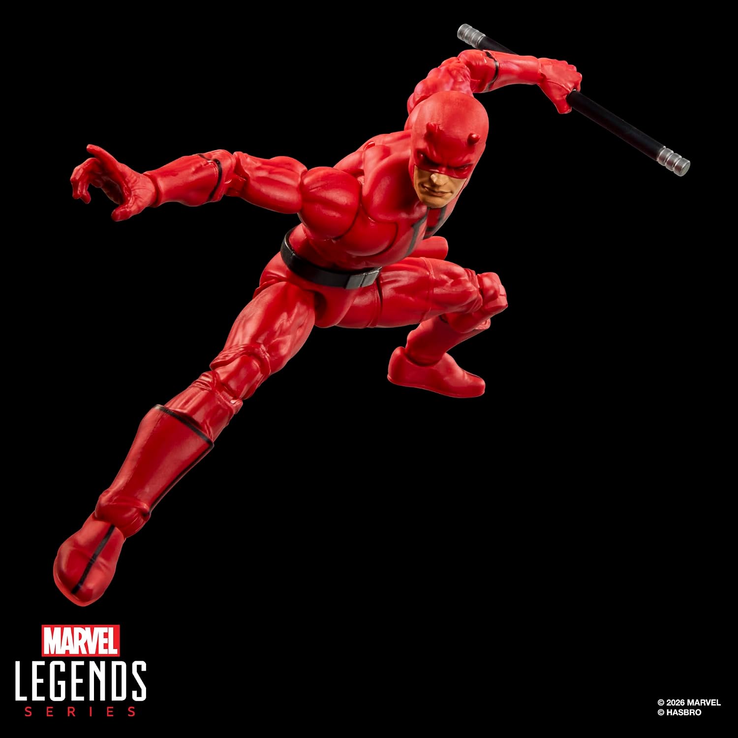 Marvel Legends Series Secret Wars Daredevil, Retro Comics Collectible 6 Inch Action Figure with Lenticular Shield