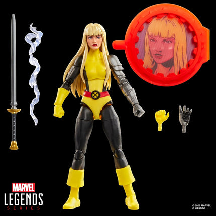 Marvel Legends Series Secret Wars Magik, Retro X-Men and New Mutants Comics Collectible 6 Inch Action Figure with Lenticular Shield