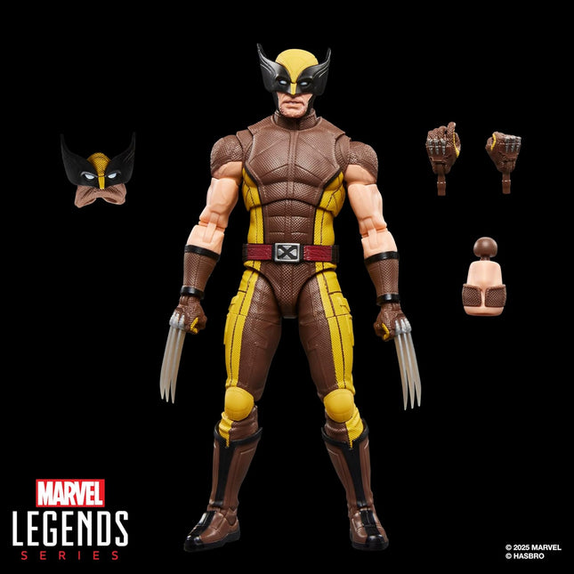 Marvel Legends Series Wolverine (Brown Suit), Deadpool & Wolverine Collectible 6-Inch Action Figure