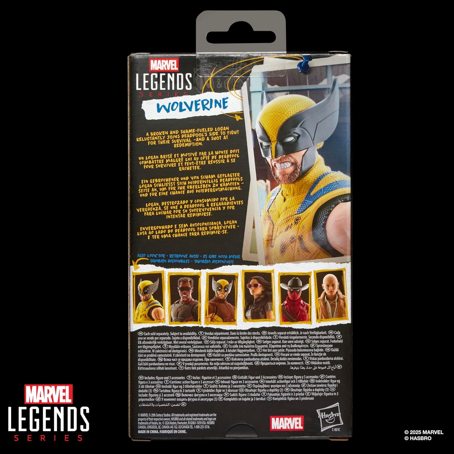 Marvel Legends Series Wolverine, Deadpool & Wolverine Collectible 6-Inch Action Figure
