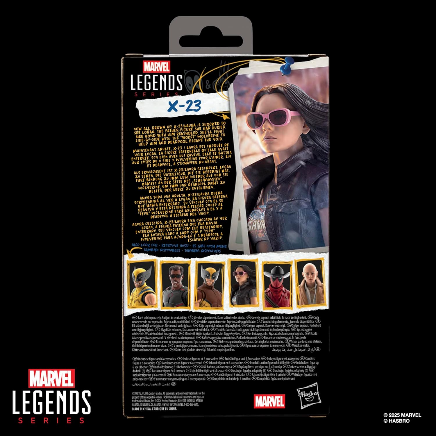 Marvel Legends Series X-23, Deadpool & Wolverine Collectible 6-Inch Action Figure