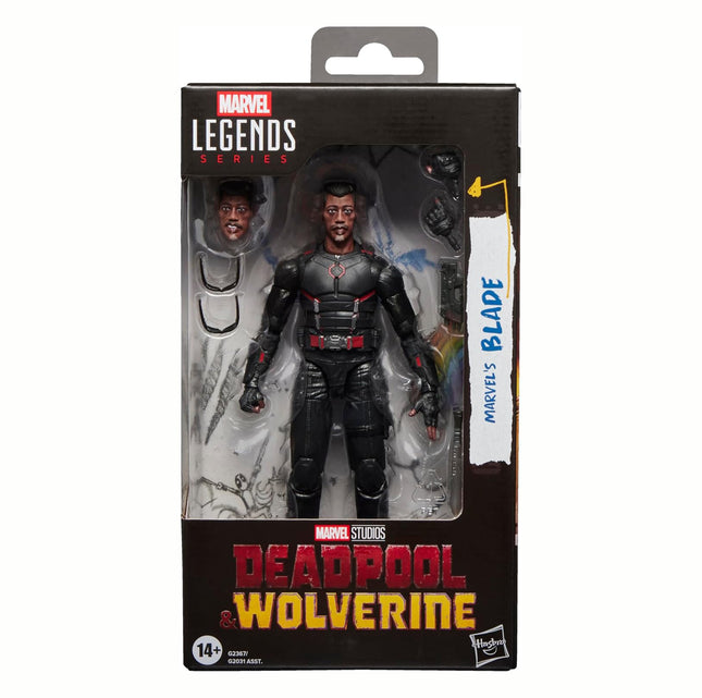 Marvel Legends Series Blade, Deadpool & Wolverine Collectible 6-Inch Action Figure