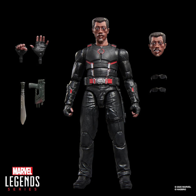 Marvel Legends Series Blade, Deadpool & Wolverine Collectible 6-Inch Action Figure