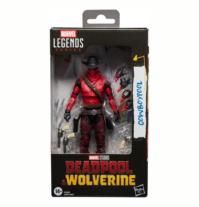 Marvel Legends Series Cowboypool, Deadpool & Wolverine Collectible 6-Inch Action Figure