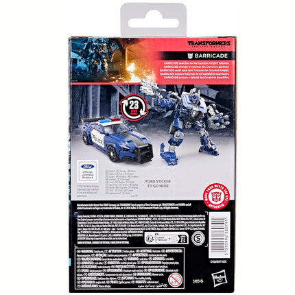 Transformers Studio Series The Last Knight Barricade Deluxe Class 4.5-Inch Converting Action Figure
