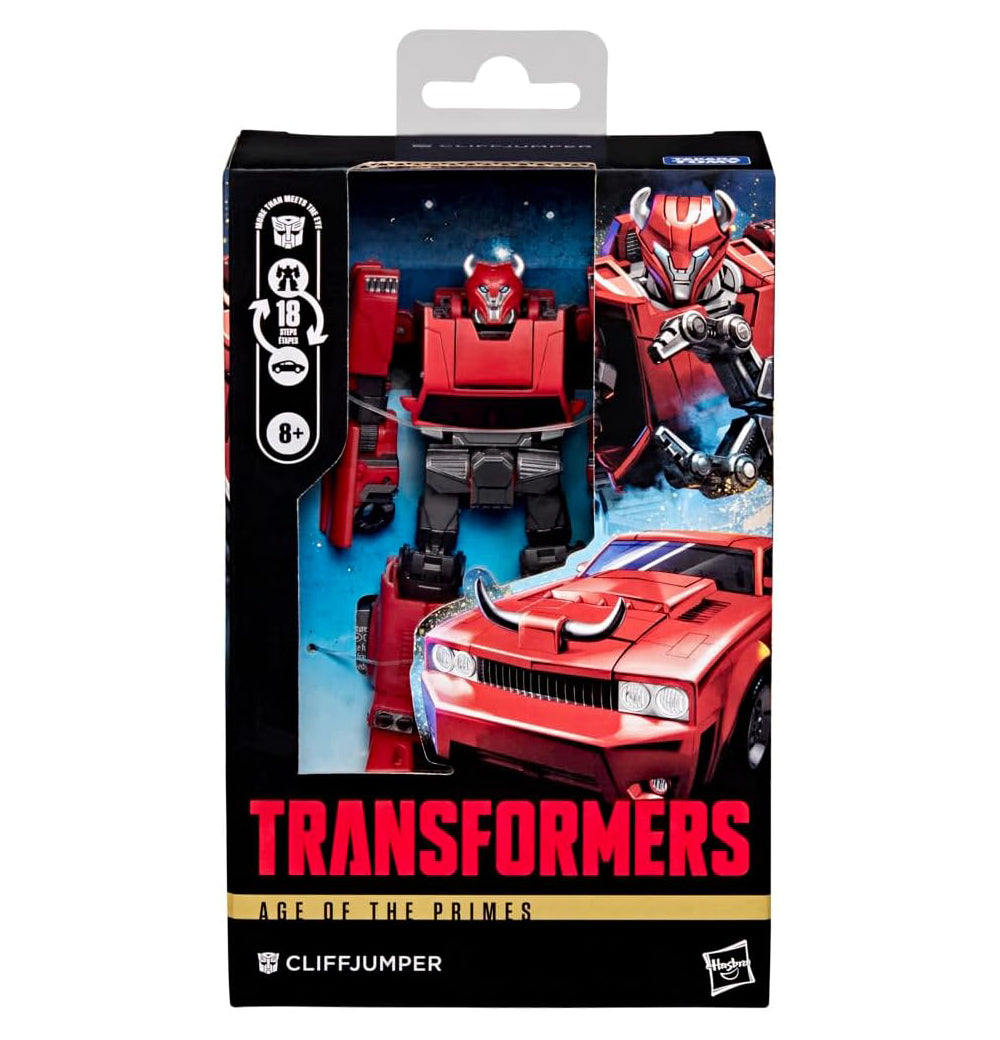 Transformers Age of the Primes Cliffjumper, Deluxe Class 5-inch Converting Action Figure