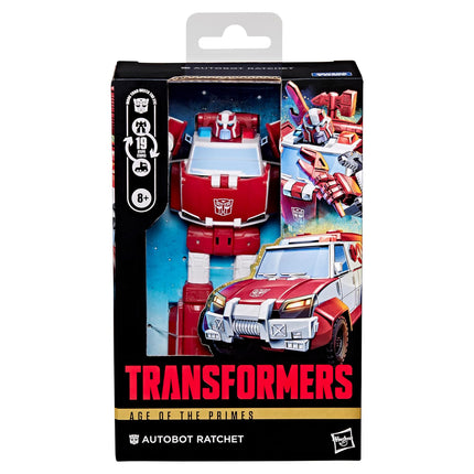Transformers Age of the Primes Autobot Ratchet, Deluxe Class 5.75-inch Converting Action Figure