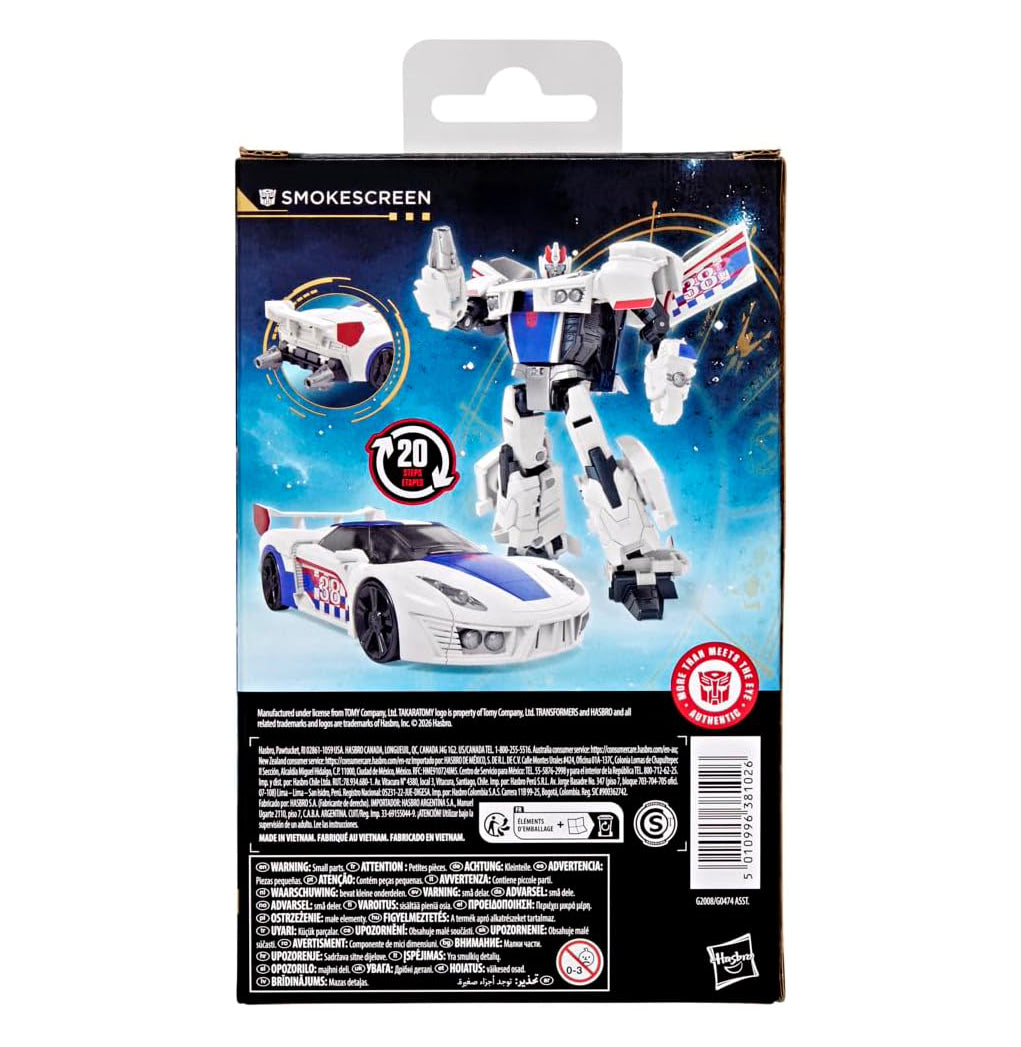 Transformers Age of the Primes Autobot Smokescreen, Deluxe Class 5.75-inch Converting Action Figure