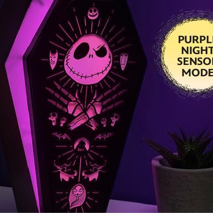 Nightmare Before Christmas Coffin Light Officially Licensed Disney Night Light
