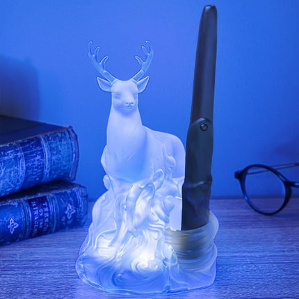 Paladone Harry Potter Deer Patronus Light with Wand Remote Control, Officially Licensed Wizarding World Merchandise