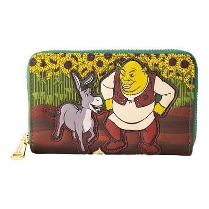 Loungefly DreamWorks Shrek Spring Vibes Zip Around Wallet