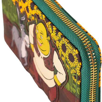 Loungefly DreamWorks Shrek Spring Vibes Zip Around Wallet