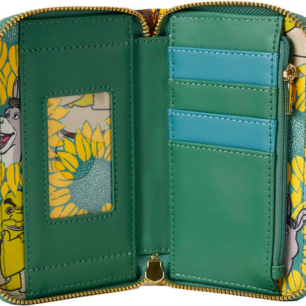 Loungefly DreamWorks Shrek Spring Vibes Zip Around Wallet