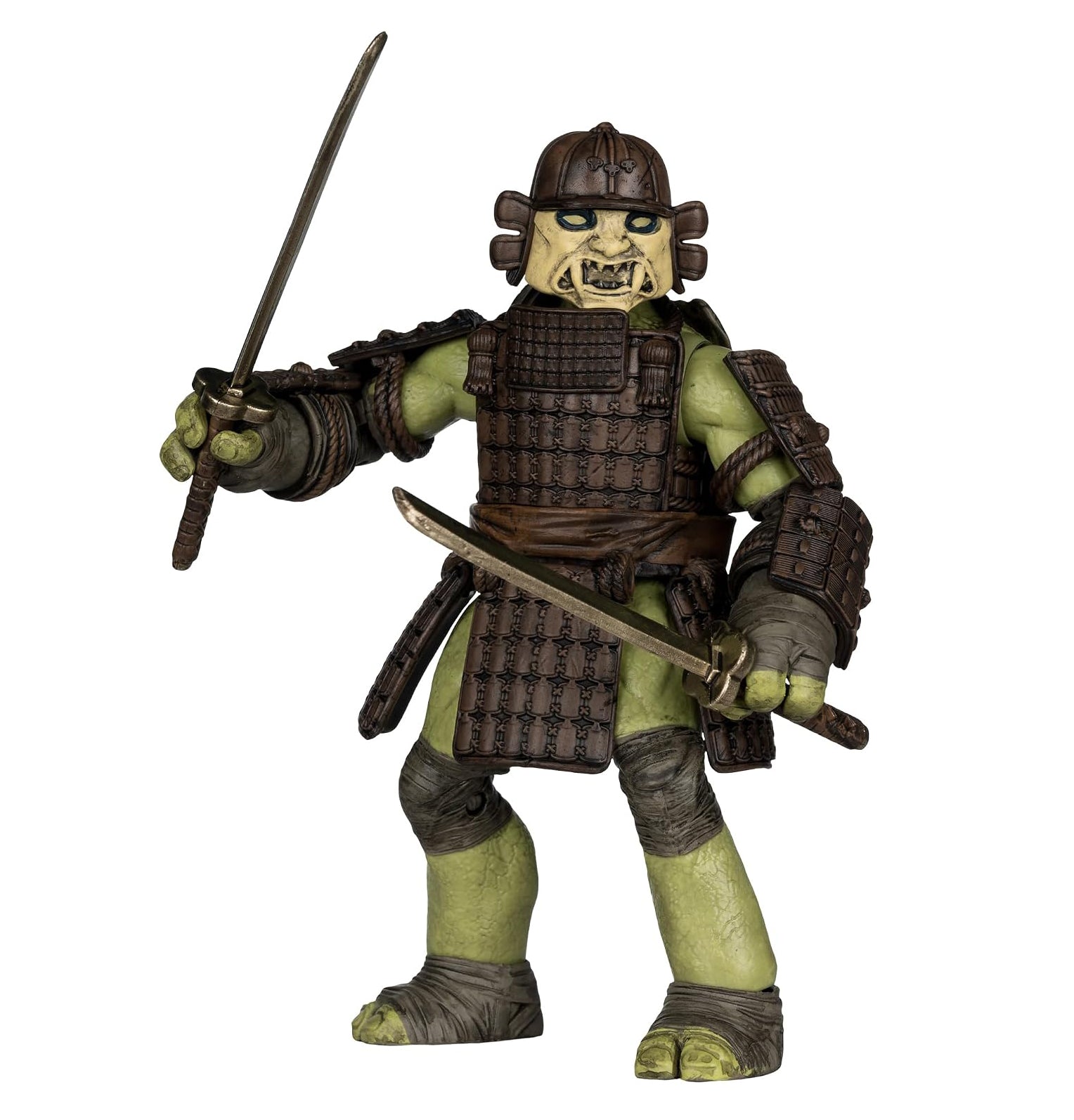 McFarlane Toys- Teenage Mutant Ninja Turtles (Page Punchers), Leonardo Ronin 5in Action Figure with Turtles in Time Comic