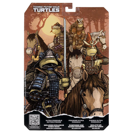 McFarlane Toys- Teenage Mutant Ninja Turtles (Page Punchers), Leonardo Ronin 5in Action Figure with Turtles in Time Comic