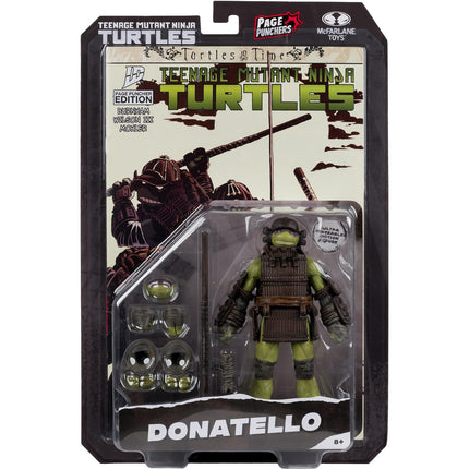 McFarlane Toys- Teenage Mutant Ninja Turtles (Page Punchers), Donatello Ronin 5in Action Figure with Turtles in Time Comic