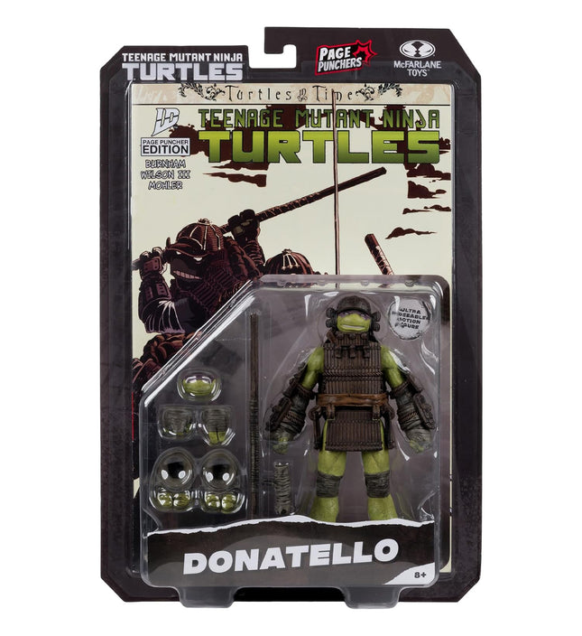 McFarlane Toys- Teenage Mutant Ninja Turtles (Page Punchers), Donatello Ronin 5in Action Figure with Turtles in Time Comic