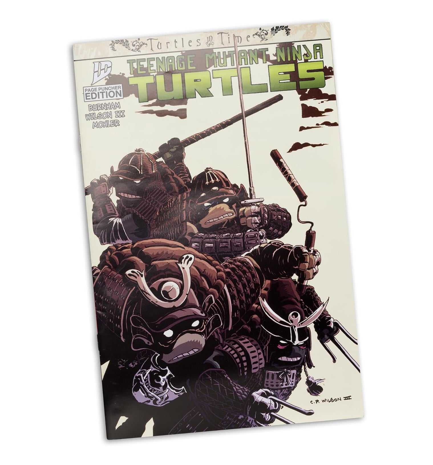 McFarlane Toys- Teenage Mutant Ninja Turtles (Page Punchers), Donatello Ronin 5in Action Figure with Turtles in Time Comic