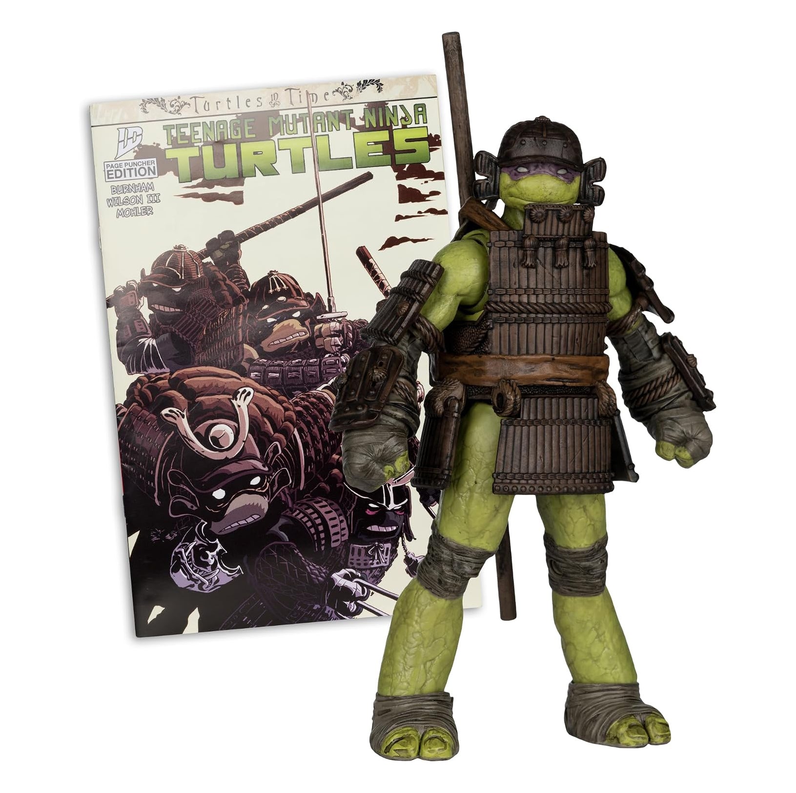 McFarlane Toys- Teenage Mutant Ninja Turtles (Page Punchers), Donatello Ronin 5in Action Figure with Turtles in Time Comic
