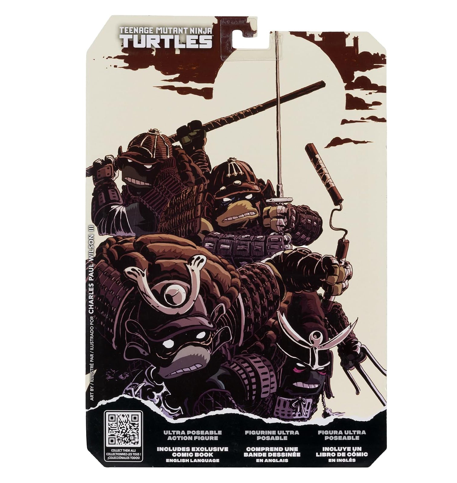McFarlane Toys- Teenage Mutant Ninja Turtles (Page Punchers), Donatello Ronin 5in Action Figure with Turtles in Time Comic