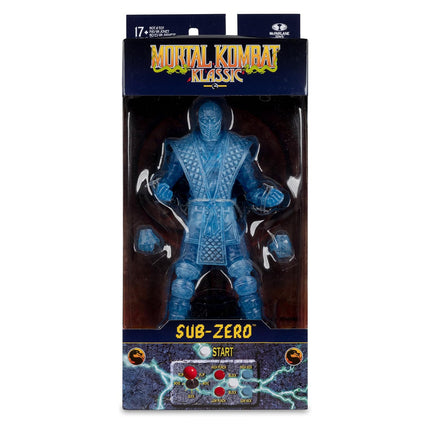 McFarlane Toys-Mortal Kombat Klassic Sub-Zero (Ice Clone) 7in Action Figure